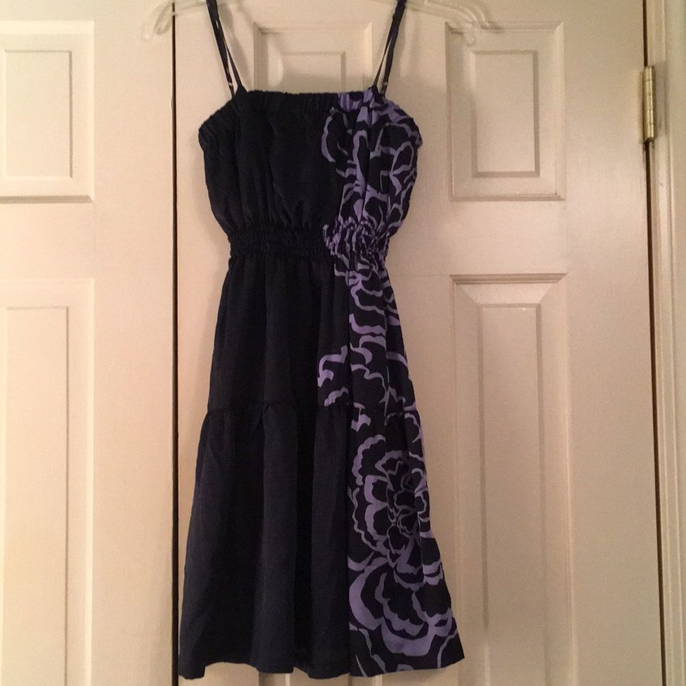 213 Sexy Black and Purple Dress - Picture 6 of 6